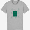 T-shirt- fast and furious-ODILE gris impression verte t-shirt ile de ré vélos coton bio